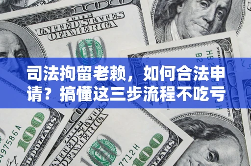 北京司法拘留老赖，如何合法申请？搞懂这三步流程不吃亏！