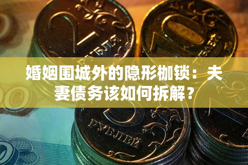 北京婚姻围城外的隐形枷锁：夫妻债务该如何拆解？