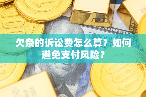 北京欠条的诉讼费怎么算？如何避免支付风险？